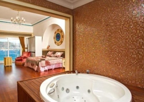 Salmakis Beach Resort and Spa ***** is a large and impressive hotel