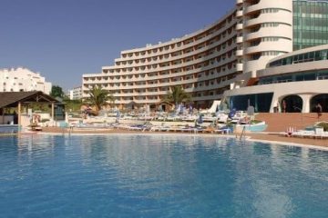 Swimming pool at Paraiso de Albufeira Aparthotel on Algarve coast, Portugal product