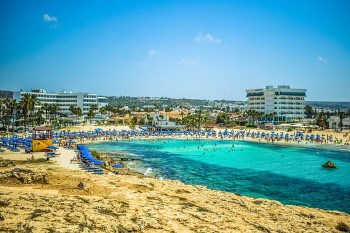 Ayia Napa beach in Cyprus. Travel with World Lifetime Journeys