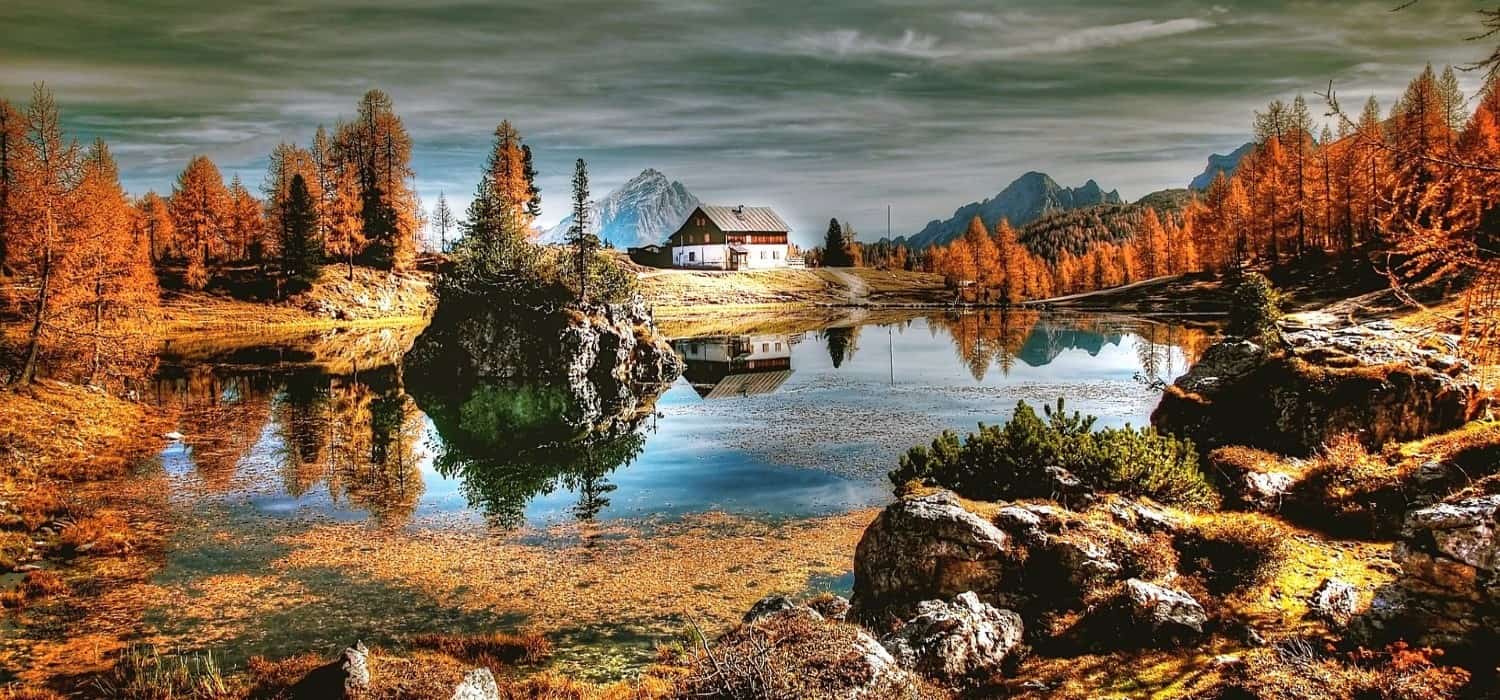 Dolomites mountain landscape. Travel with World Lifetime Journeys