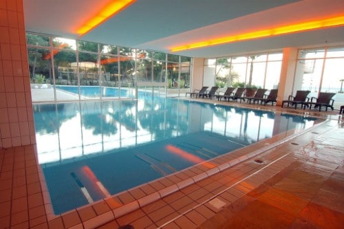 Indoor pool at Falkensteiner Club Funimation Borik in Zadar, Croatia. Travel with World Lifetime Journeys