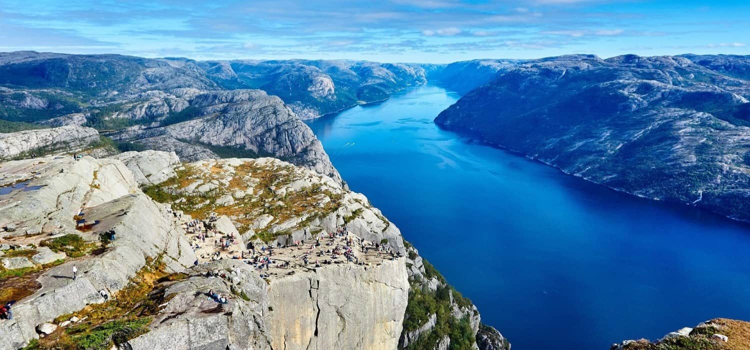 Fjords and mountains in Norway. Travel with World Lifetime Journeys