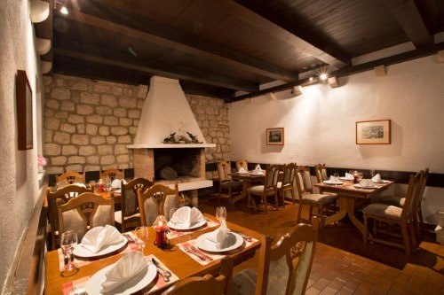 Indoor restaurant at Hotel Astarea in Mlini, Croatia. Travel with World Lifetime Journeys