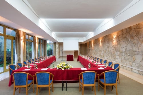 Conference room at Hotel Astarea in Mlini, Croatia. Travel with World Lifetime Journeys