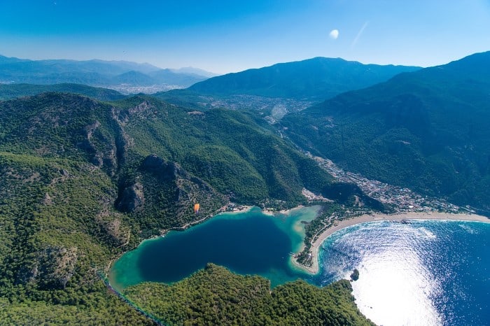 Oludeniz panorama in Turkey. Travel with World Lifetime Journeys