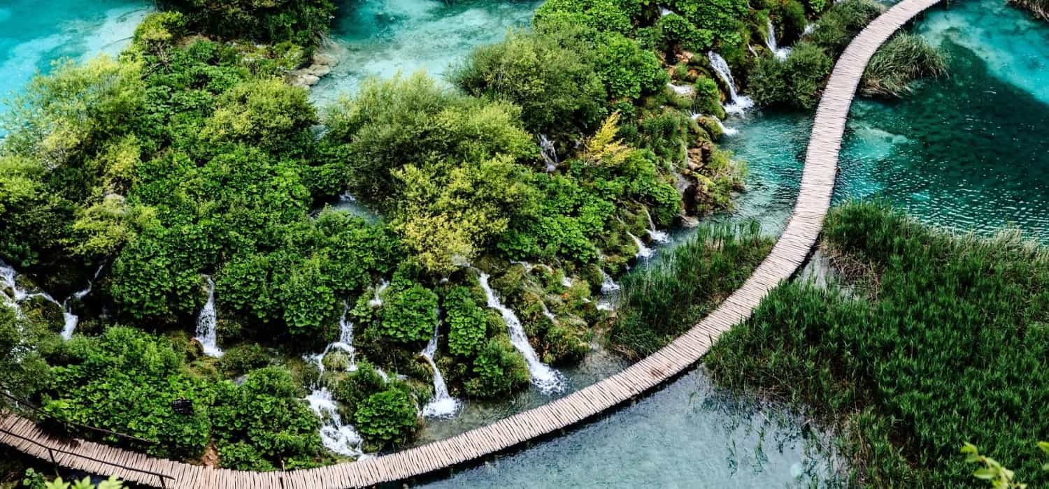 Plitvice Lakes National Park in Croatia. Travel with World Lifetime Journeys