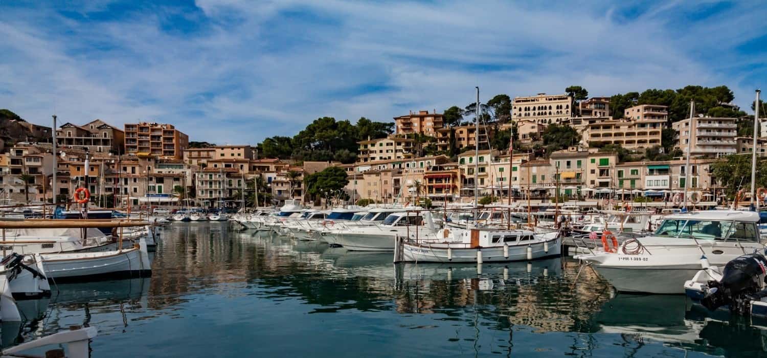 Puerto Soller on Majorca Island, Spain. Travel with World Lifetime Journeys