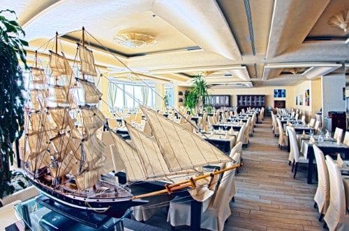 Restaurant at Grand Hotel Park in Dubrovnik, Croatia. Travel with World Lifetime Journeys