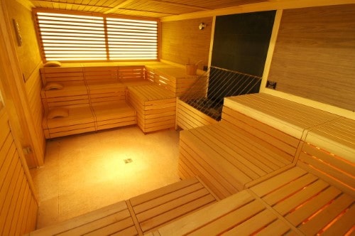 Dry sauna at Falkensteiner Club Funimation Borik in Zadar, Croatia. Travel with World Lifetime Journeys