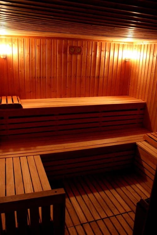 Dry sauna at Hotel Astarea in Mlini, Croatia. Travel with World Lifetime Journeys