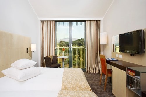 Standard twin room parkview at Valamar Lacroma Dubrovnik Hotel in Dubrovnik, Croatia. Travel with World Lifetime Journeys