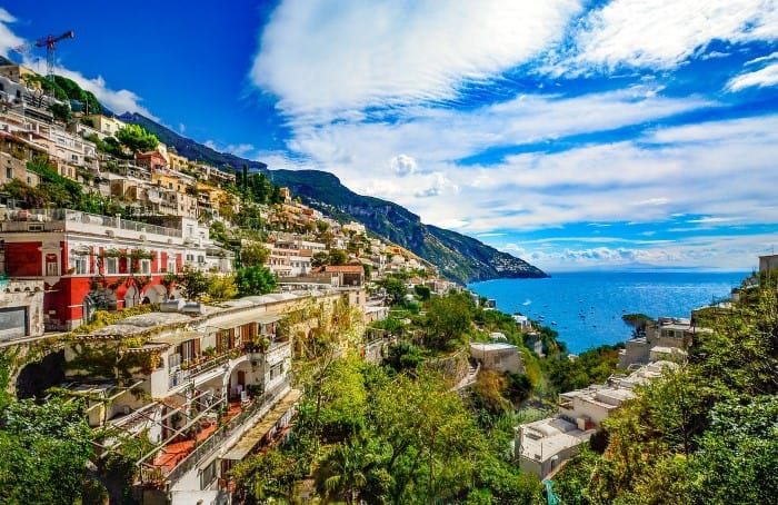 Sorrento beautiful coast in south Italy. Travel with World Lifetime Journeys