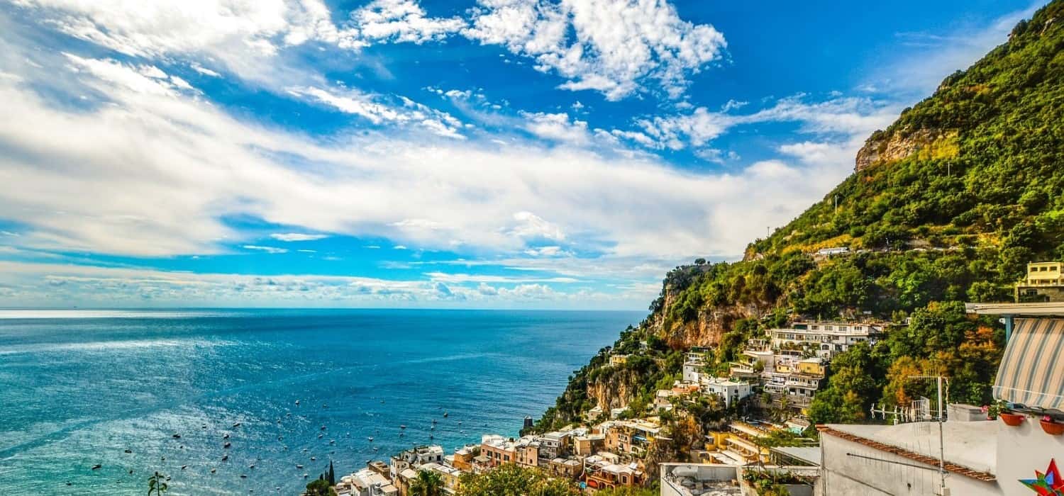 Amalfi coast in Italy. Travel with World Lifetime Journeys