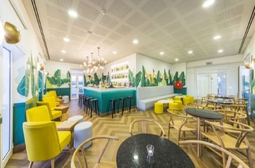 Bar area at Eden Resort in Albufeira on Algarve coast, Portugal. Travel with World Lifetime Journeys