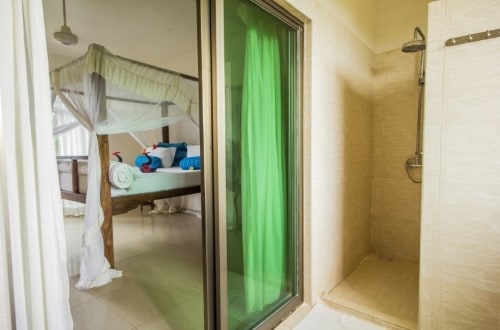 Bath standard room at the Zanzibari Nungwi, Zanzibar. Travel with World Lifetime Journeys