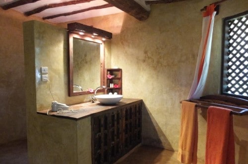 Bathroom at the Zanzibari Nungwi, Zanzibar. Travel with World Lifetime Journeys