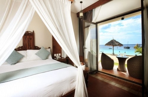 Beautiful room at DoubleTree Nungwi, Zanzibar. Travel with World Lifetime Journeys