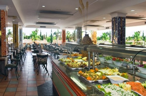 Buffet restaurant at Dunas Maspalomas Bungalows Resort in Maspalomas, Gran Canaria. Travel with World Lifetime Journeys
