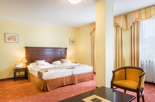 Comfort room at Hotel Prinz Eugen in Vienna, Austria. Travel with World Lifetime Journeys