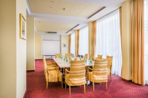 Conference room at Hotel Prinz Eugen in Vienna, Austria. Travel with World Lifetime Journeys