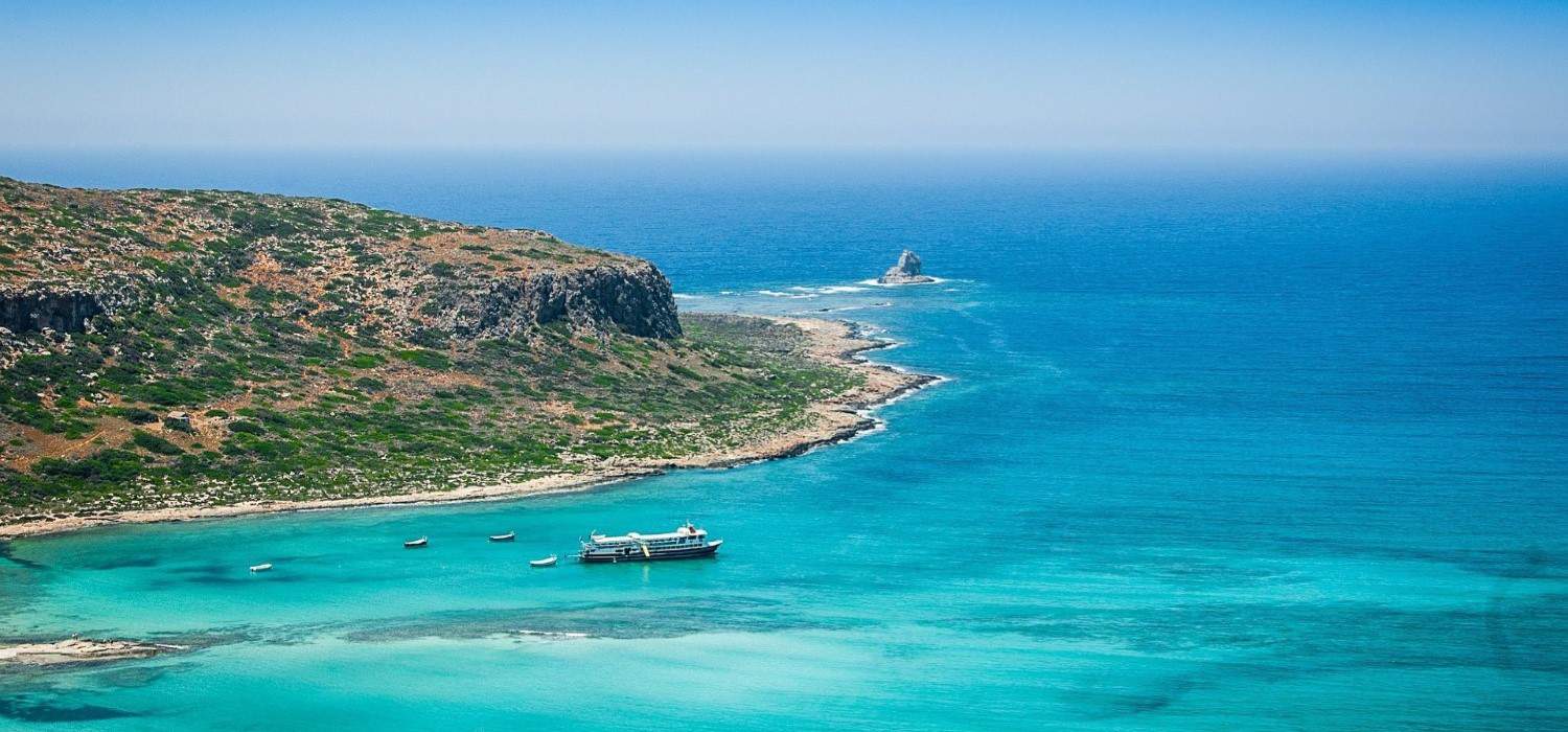 Crete seashore in Greece. Travel with World Lifetime Journeys
