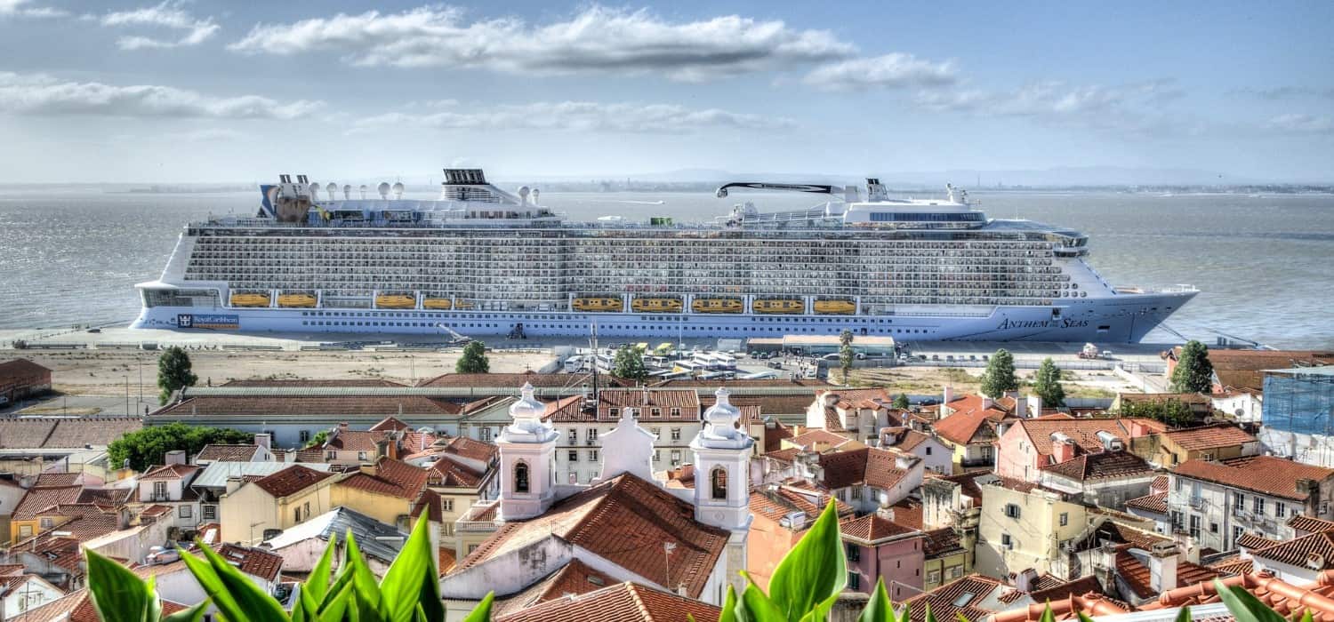 Cruise ship in Lisbon. Travel with World Lifetime Journeys