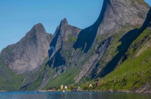 Day 5 Mountain landscape near Tromso. Travel with World Lifetime Journeys
