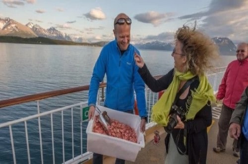 Day 8 Fresh shrimps on board. Travel with World Lifetime Journeys