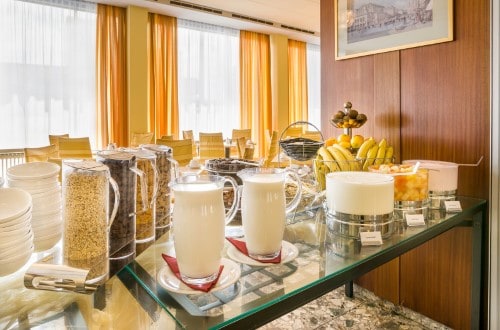 Delicious breakfast at Hotel Prinz Eugen in Vienna, Austria. Travel with World Lifetime Journeys