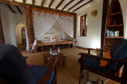 Double room Che Che Vule Villa, Zanzibar. Travel with World Lifetime Journeys