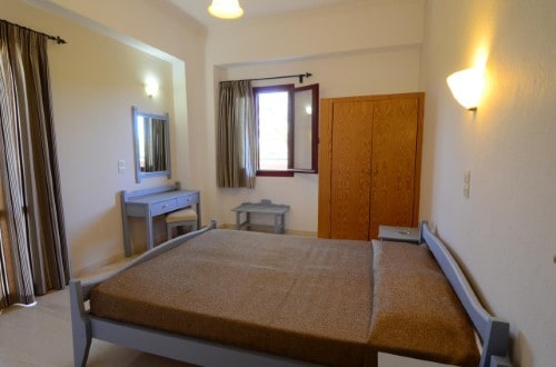 Double room at Golden Apartments in Agios Nikolaos, Crete. Travel with World Lifetime Journeys