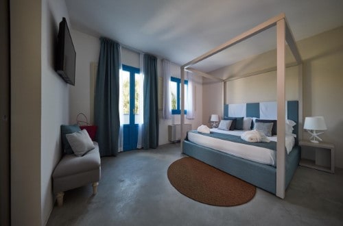 Double room at Voi Marsa Sicla’ Resort in South Sicily, Italy. Travel with World Lifetime Journeys