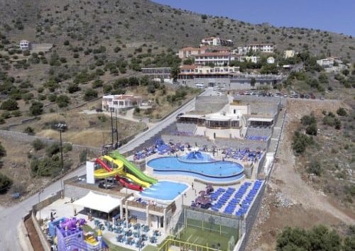 Elounda Waterpark Residence**** Agios Nikolaos is set on Elounda hillside