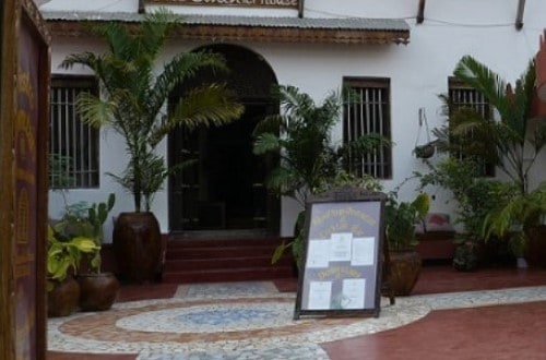 Entrance at Swahili House, Zanzibar. Travel with World Lifetime Journeys