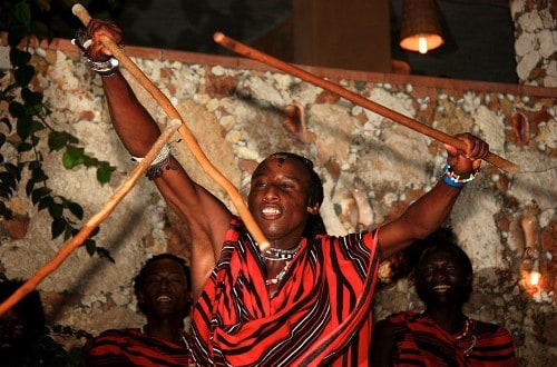 Evening entertainment at Samaki Lodge, Zanzibar. Travel with World Lifetime Journeys