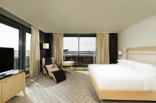 Executive room at Hilton Vienna Hotel in Vienna, Austria. Travel with World Lifetime Journeys