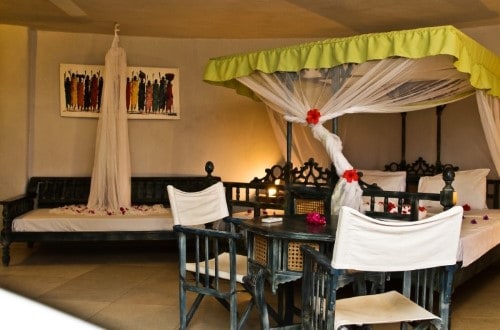 Family room at Palumbo Kendwa, Zanzibar. Travel with World Lifetime Journeys