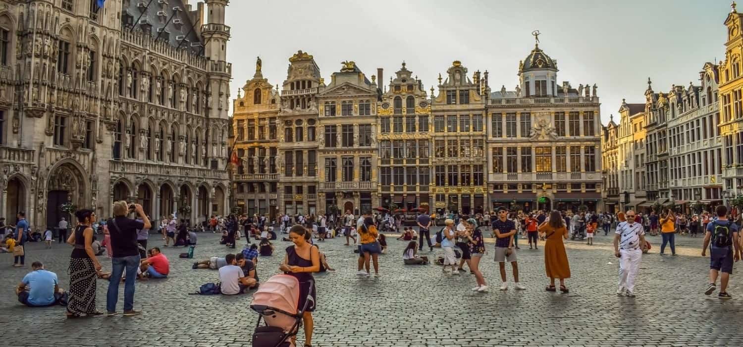 Grote Markt in Brussels, Belgium. Travel with World Lifetime Journeys