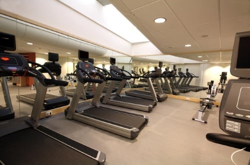 Gym at Hilton Prague Old Town in Prague, Czech Republic. Travel with World Lifetime Journeys