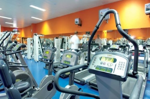 Gym at Paraiso de Albufeira Aparthotel on Algarve coast, Portugal. Travel with World Lifetime Journeys