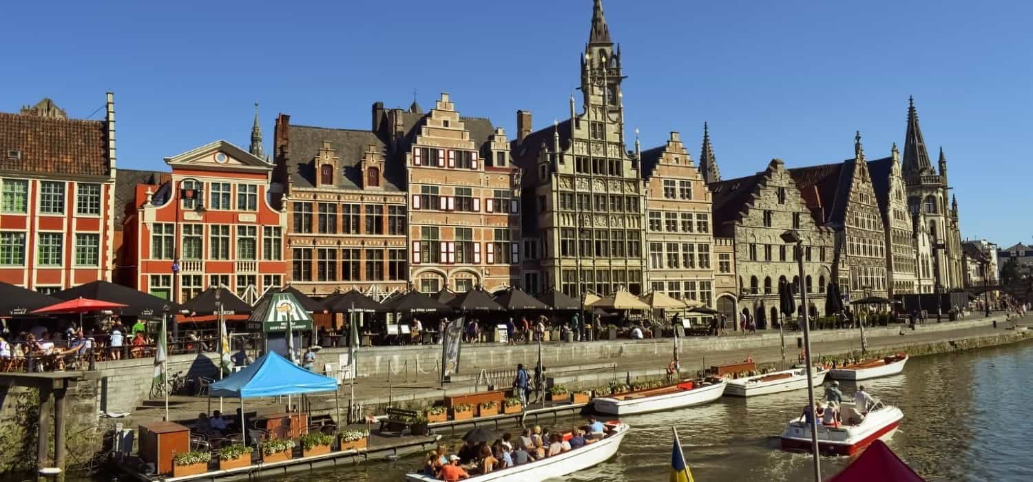 Historic Ghent in Belgium. Travel with World Lifetime Journeys