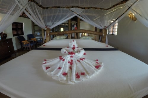 Honeymoon bedroom Che Che Vule Villa, Zanzibar. Travel with World Lifetime Journeys