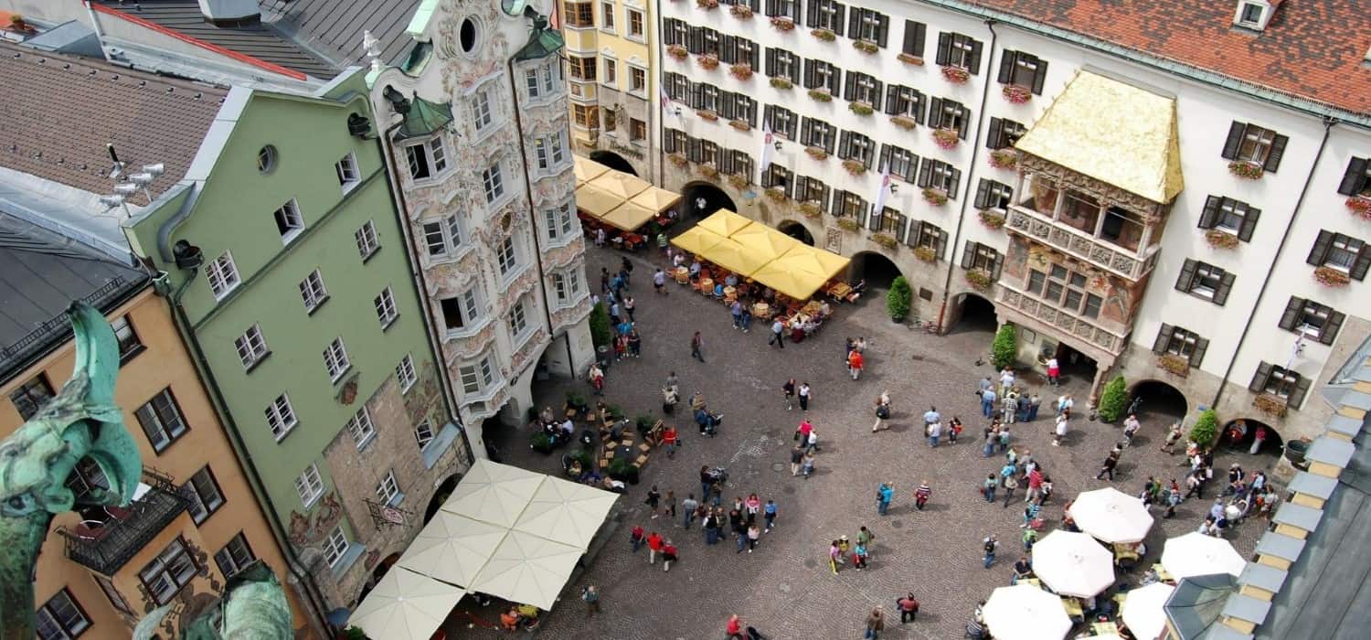 Innsbruck old town in Austria. Travel with World Lifetime Journeys