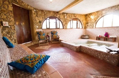 Jacuzzi at Samaki Lodge, Zanzibar. Travel with World Lifetime Journeys