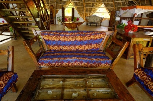 Lisa African Lounge at Milele Villas, Zanzibar. Travel with World Lifetime Journeys