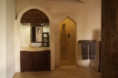Lisa Bathroom at Milele Villas, Zanzibar. Travel with World Lifetime Journeys