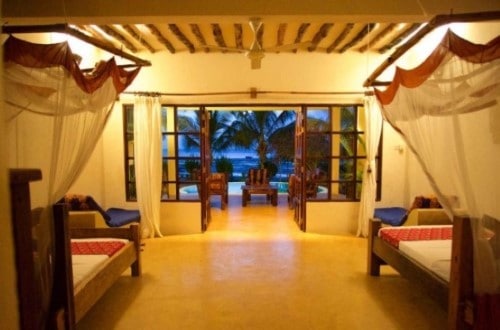 Lisa Twin Bedroom at Milele Villas, Zanzibar. Travel with World Lifetime Journeys