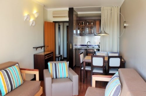 Lounge at Paraiso de Albufeira Aparthotel on Algarve coast, Portugal. Travel with World Lifetime Journeys