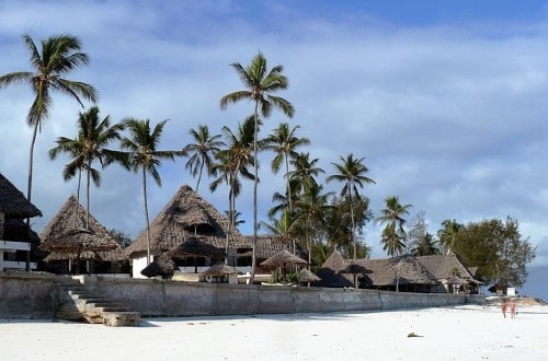 Luxury beach hotel in Zanzibar