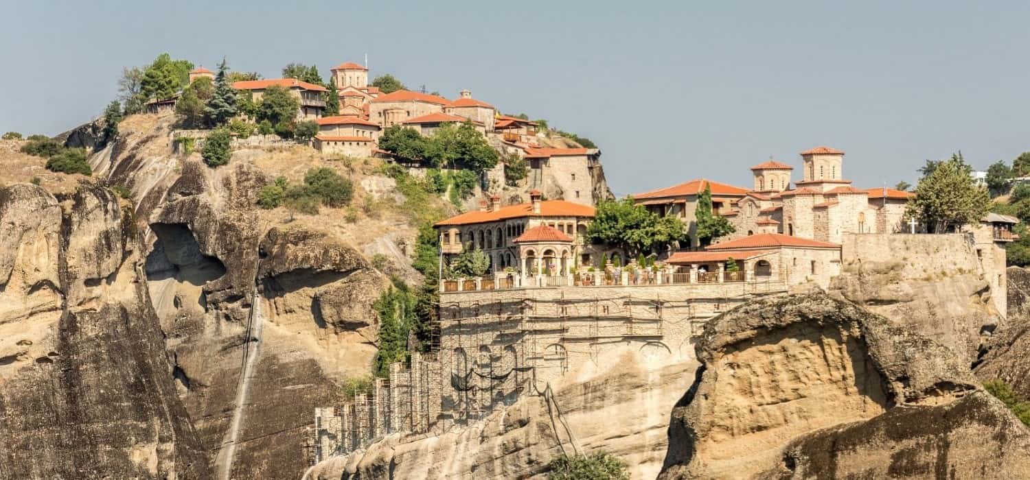 Meteora monasteries in Greece. Travel with World Lifetime Journeys